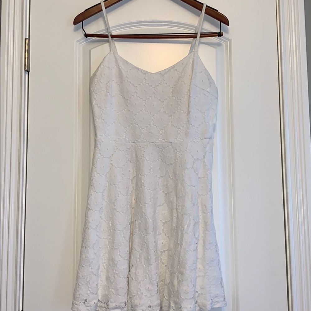 White sun dress